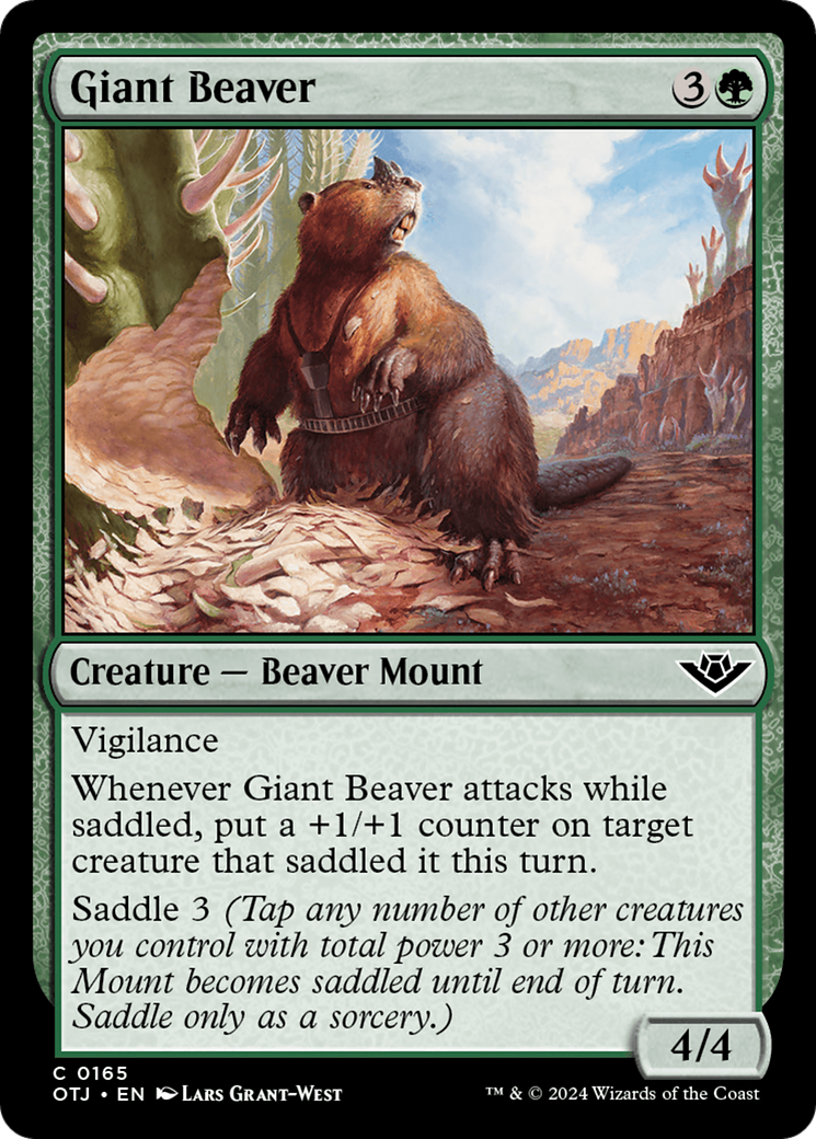 Giant Beaver [Outlaws of Thunder Junction] | GrognardGamesBatavia