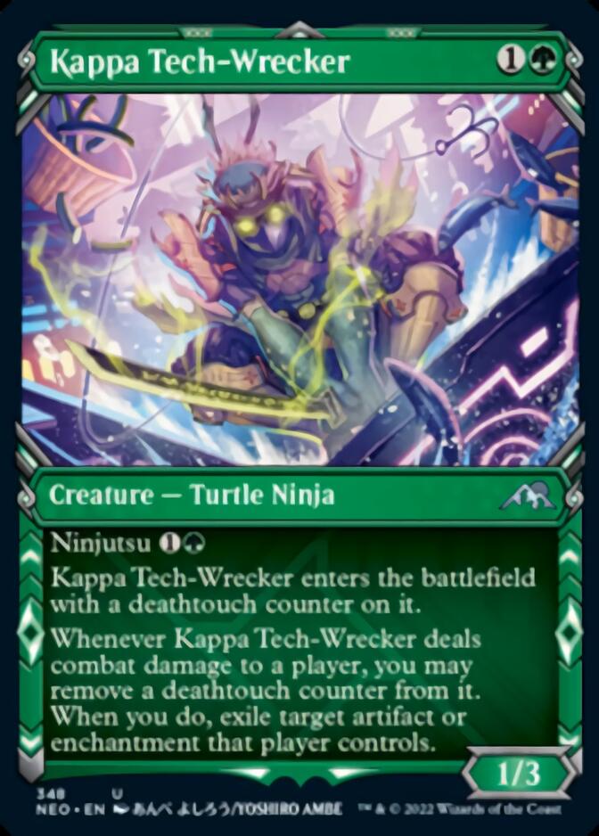 Kappa Tech-Wrecker (Showcase Ninja) [Kamigawa: Neon Dynasty] | GrognardGamesBatavia