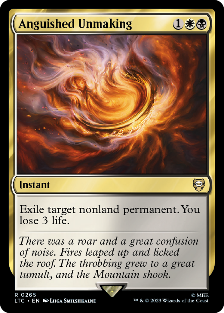 Anguished Unmaking [The Lord of the Rings: Tales of Middle-Earth Commander] | GrognardGamesBatavia