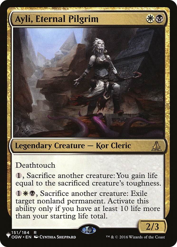 Ayli, Eternal Pilgrim [The List] | GrognardGamesBatavia