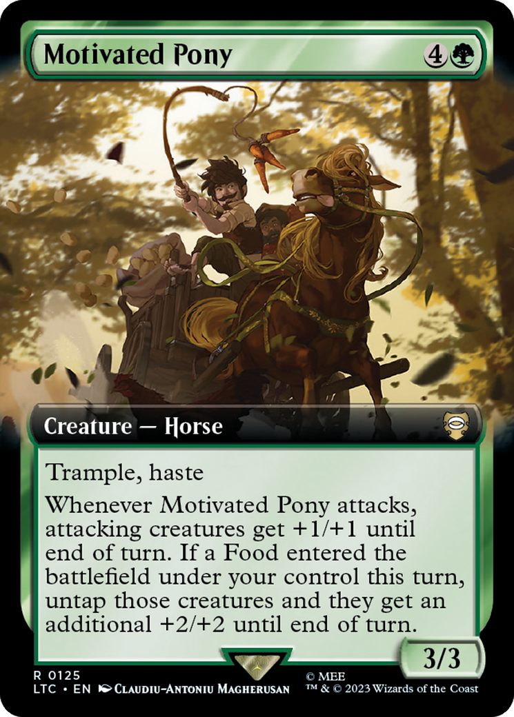 Motivated Pony (Extended Art) [The Lord of the Rings: Tales of Middle-Earth Commander] | GrognardGamesBatavia