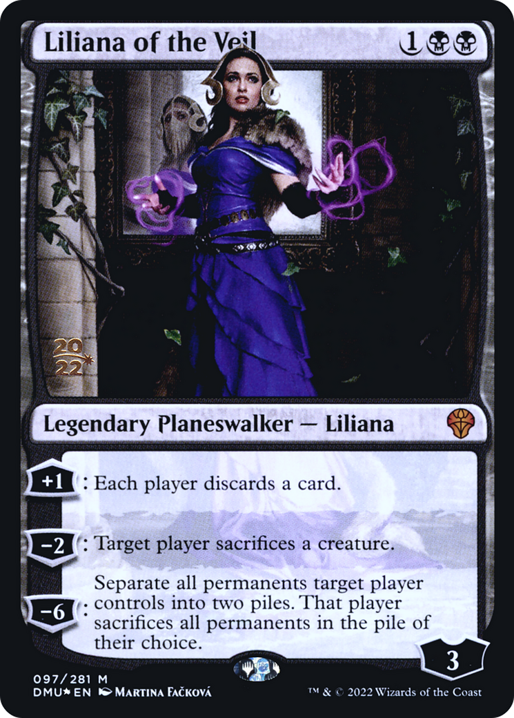 Liliana of the Veil [Dominaria United Prerelease Promos] | GrognardGamesBatavia