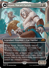 Ajani, Nacatl Pariah // Ajani, Nacatl Avenger (Borderless) [Modern Horizons 3] | GrognardGamesBatavia