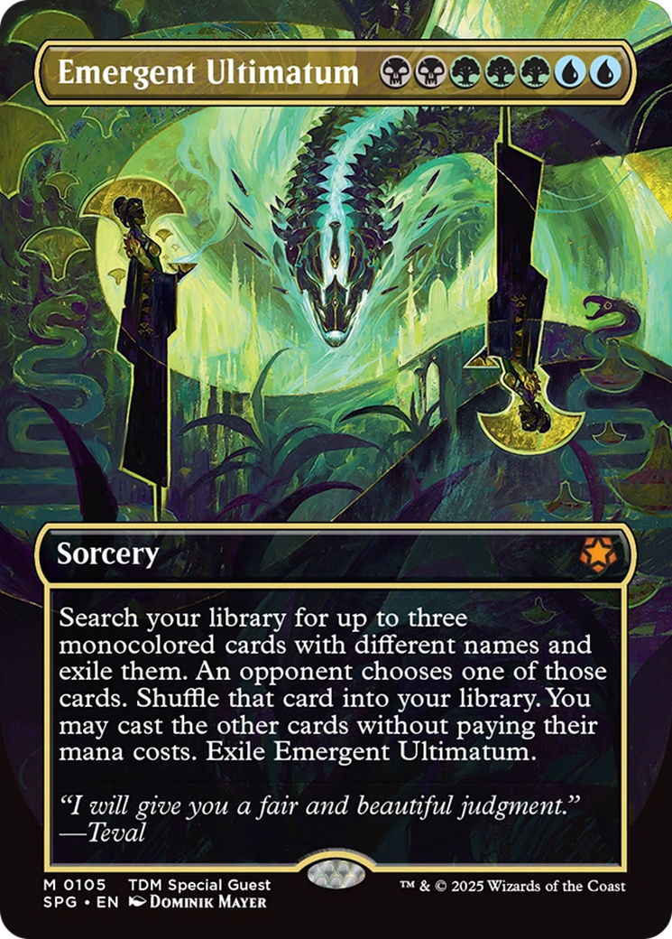 Emergent Ultimatum (Borderless) [Tarkir: Dragonstorm Special Guests] | GrognardGamesBatavia