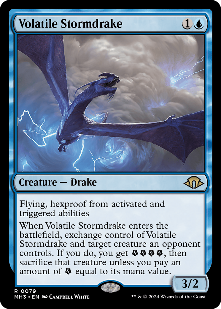 Volatile Stormdrake [Modern Horizons 3] | GrognardGamesBatavia