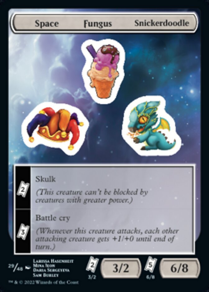 Space Fungus Snickerdoodle [Unfinity Stickers] | GrognardGamesBatavia