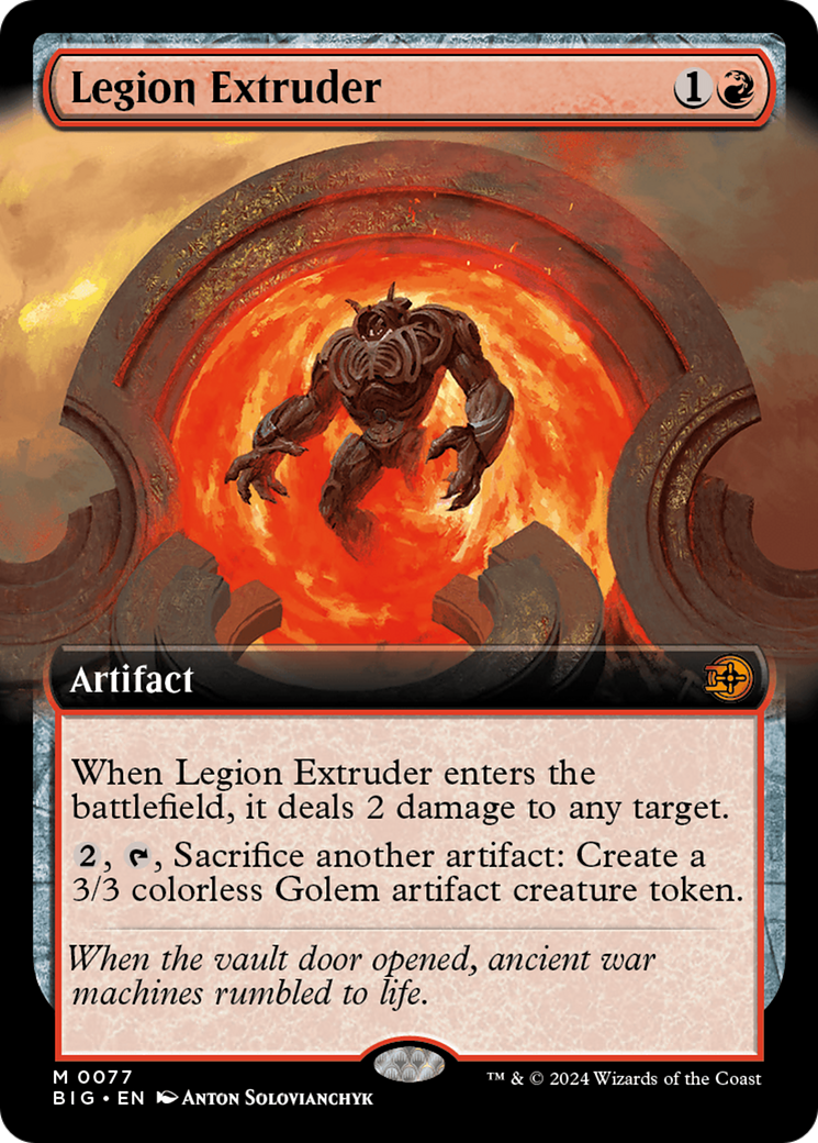 Legion Extruder (Extended Art) [Outlaws of Thunder Junction: The Big Score] | GrognardGamesBatavia