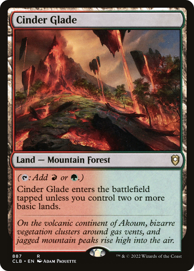 Cinder Glade [Commander Legends: Battle for Baldur's Gate] | GrognardGamesBatavia