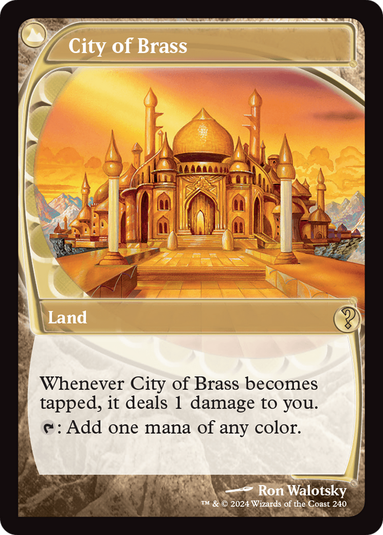 City of Brass (Future Sight) [Mystery Booster 2] | GrognardGamesBatavia