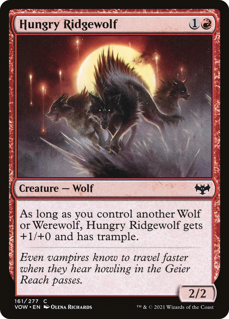 Hungry Ridgewolf [Innistrad: Crimson Vow] | GrognardGamesBatavia