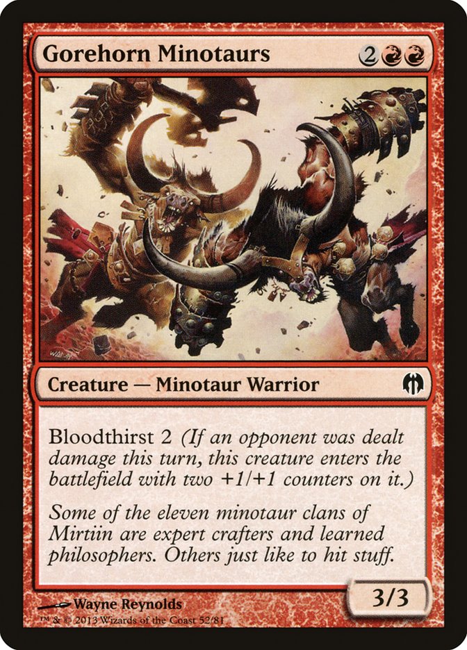 Gorehorn Minotaurs [Duel Decks: Heroes vs. Monsters] | GrognardGamesBatavia