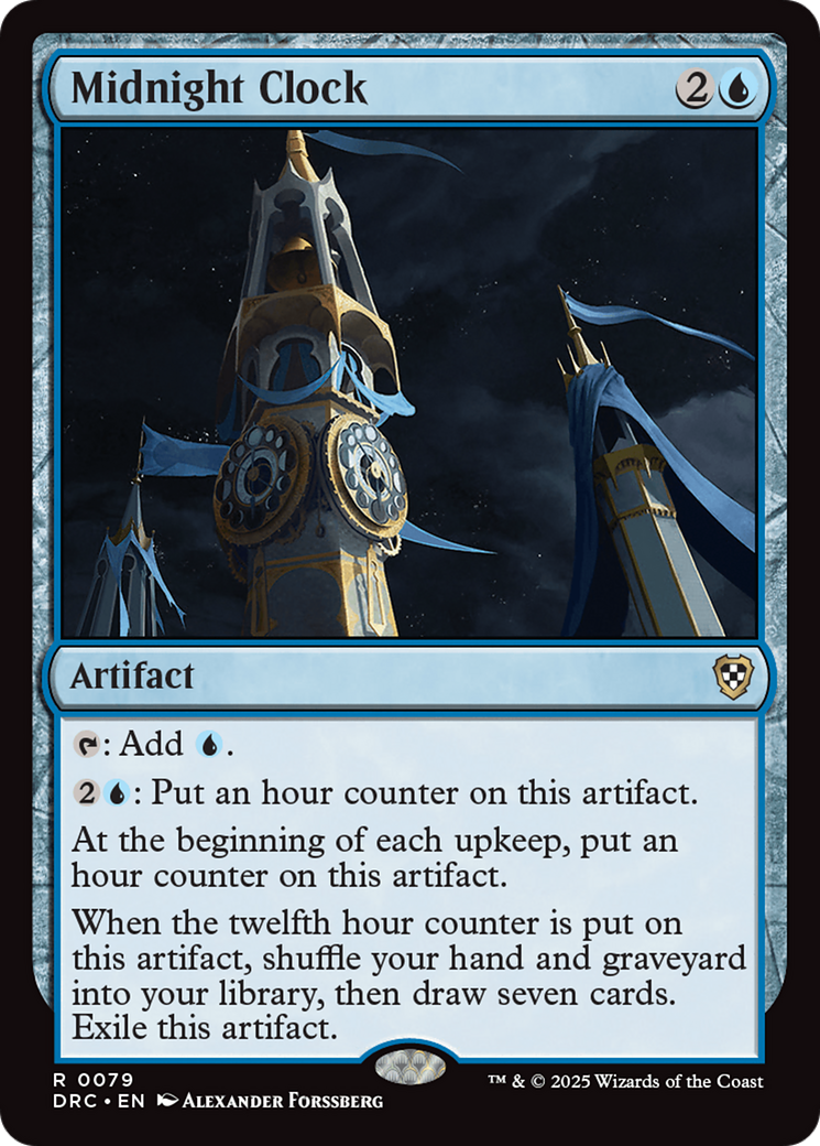 Midnight Clock [Aetherdrift Commander] | GrognardGamesBatavia