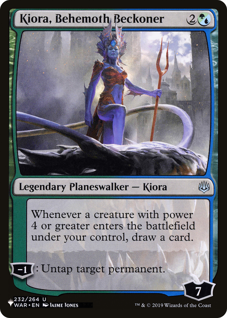 Kiora, Behemoth Beckoner [The List Reprints] | GrognardGamesBatavia