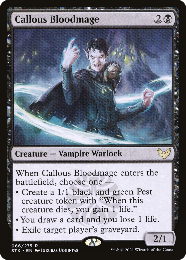 Callous Bloodmage [Strixhaven: School of Mages] | GrognardGamesBatavia