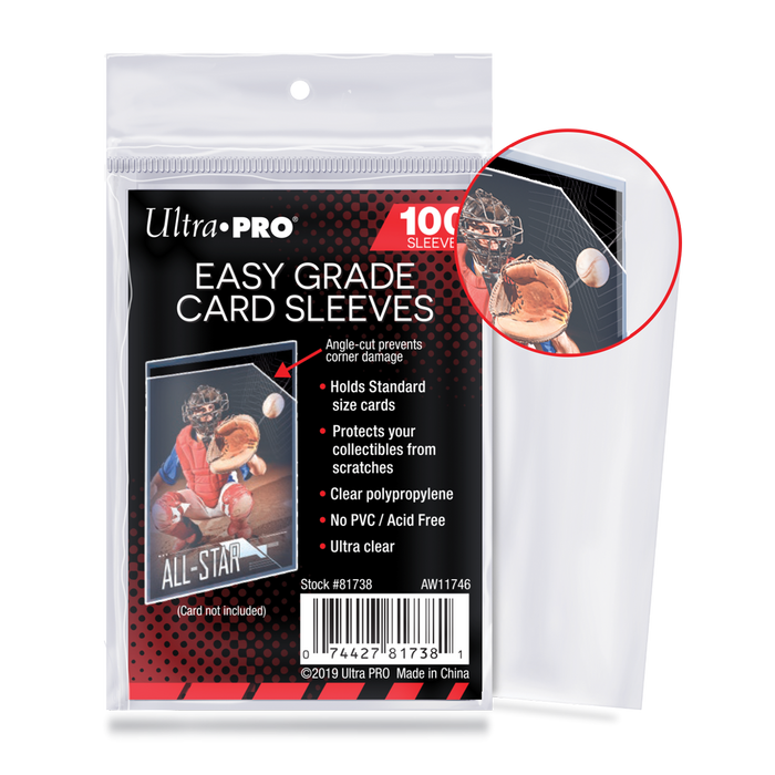 Ultra Pro Top Loader Easy Grip Sleeves | GrognardGamesBatavia