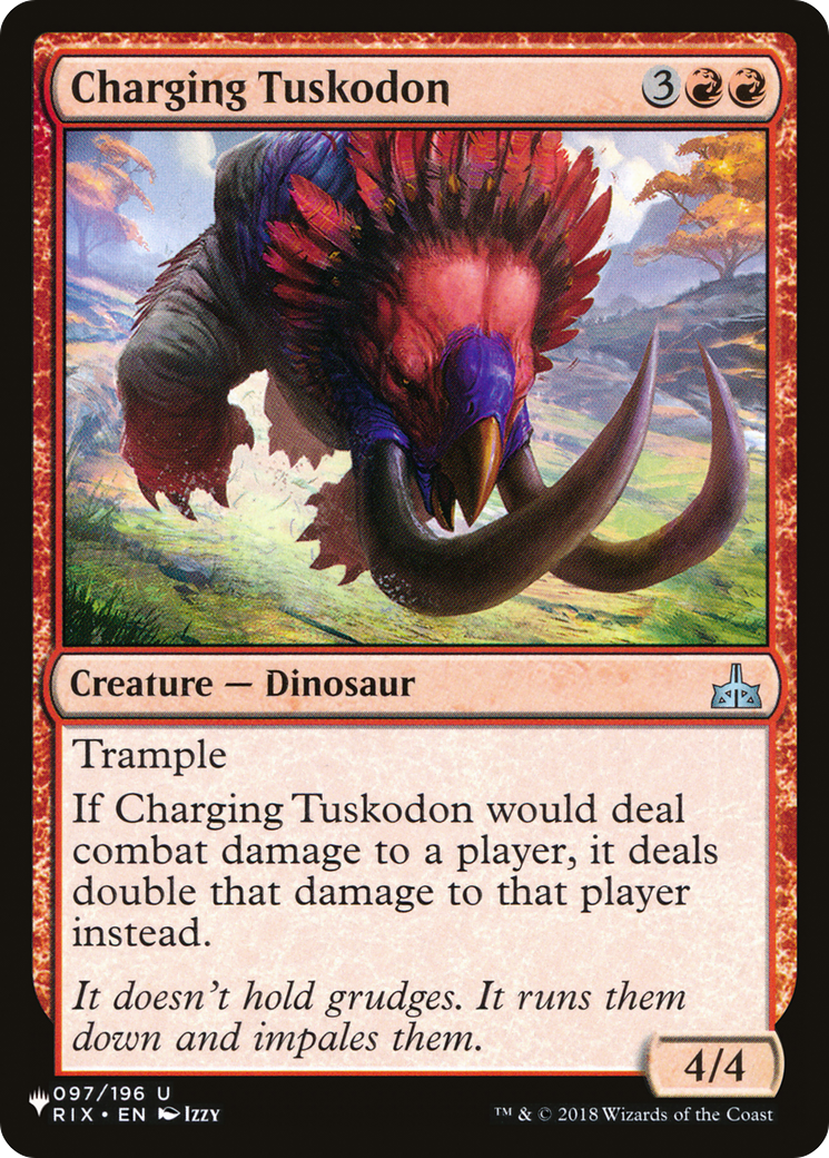 Charging Tuskodon [The List Reprints] | GrognardGamesBatavia