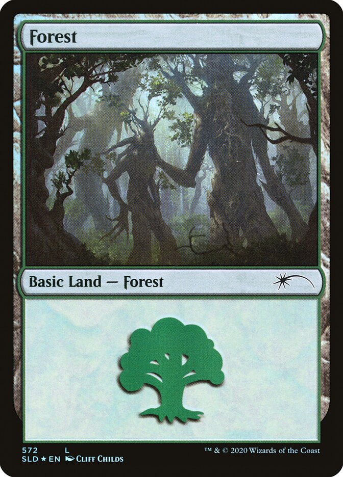 Forest (Tree Hugging) (572) [Secret Lair Drop Promos] | GrognardGamesBatavia