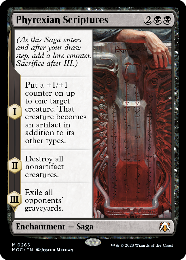 Phyrexian Scriptures [March of the Machine Commander] | GrognardGamesBatavia