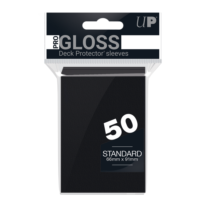 PRO-Gloss Standard Deck Protector Sleeves - 50ct | GrognardGamesBatavia