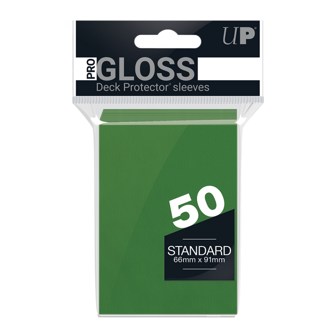 PRO-Gloss Standard Deck Protector Sleeves - 50ct | GrognardGamesBatavia