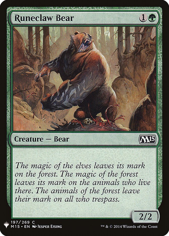 Runeclaw Bear [Mystery Booster] | GrognardGamesBatavia