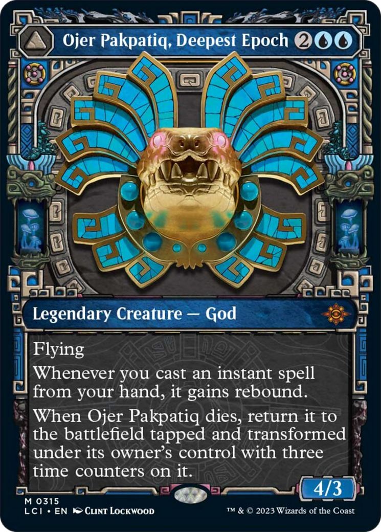 Ojer Pakpatiq, Deepest Epoch // Temple of Cyclical Time (Showcase) [The Lost Caverns of Ixalan] | GrognardGamesBatavia