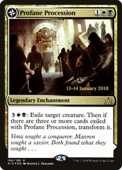 Profane Procession // Tomb of the Dusk Rose [Rivals of Ixalan Prerelease Promos] | GrognardGamesBatavia