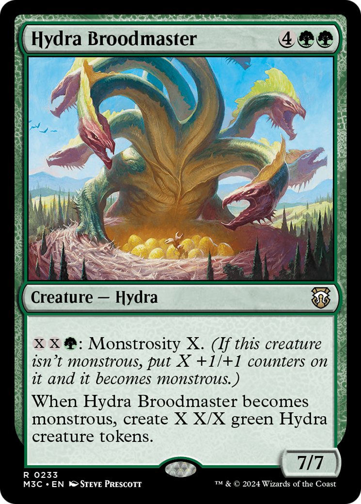 Hydra Broodmaster (Ripple Foil) [Modern Horizons 3 Commander] | GrognardGamesBatavia