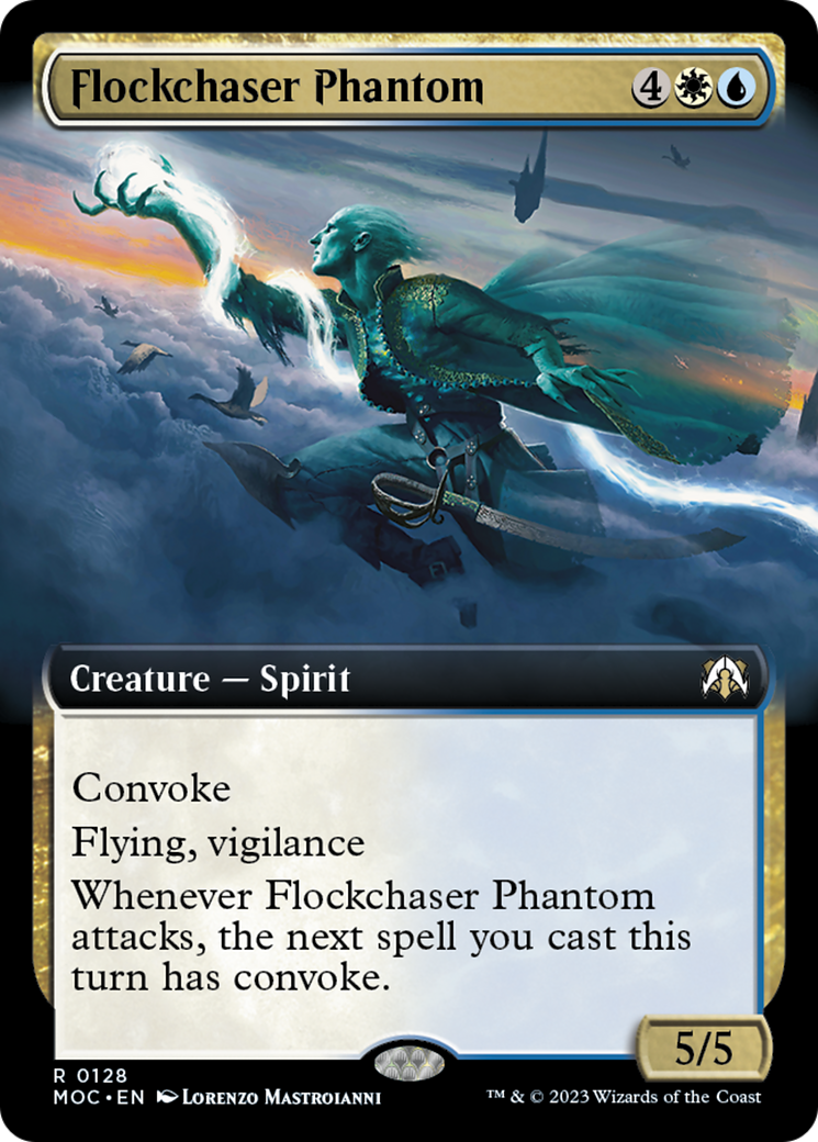 Flockchaser Phantom (Extended Art) [March of the Machine Commander] | GrognardGamesBatavia