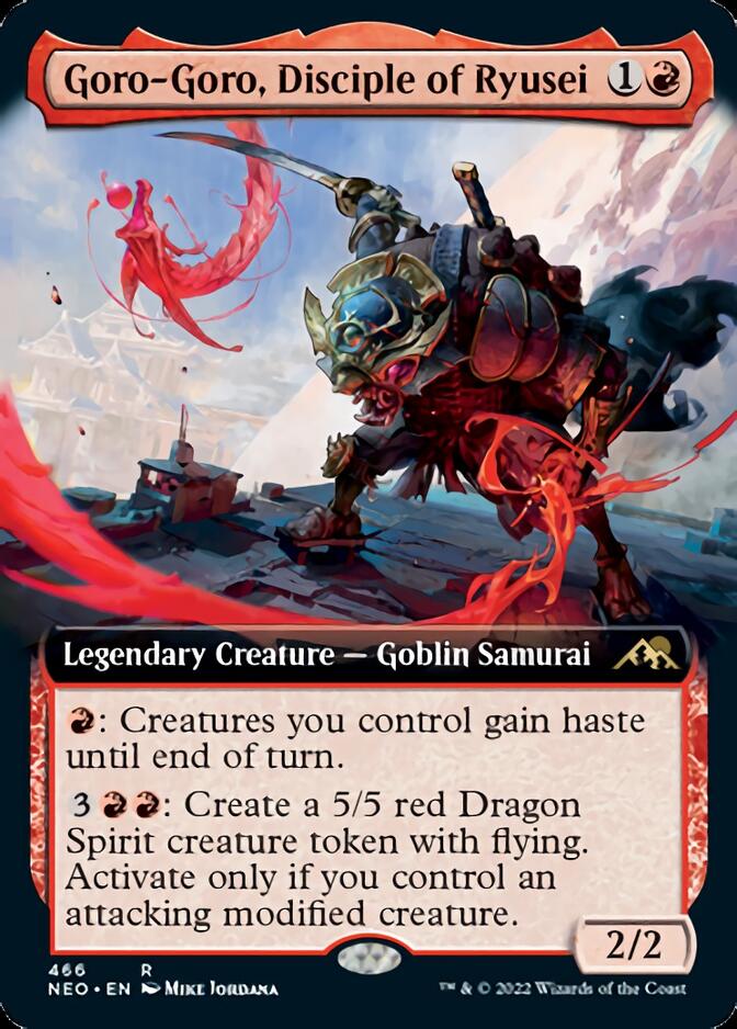 Goro-Goro, Disciple of Ryusei (Extended Art) [Kamigawa: Neon Dynasty] | GrognardGamesBatavia