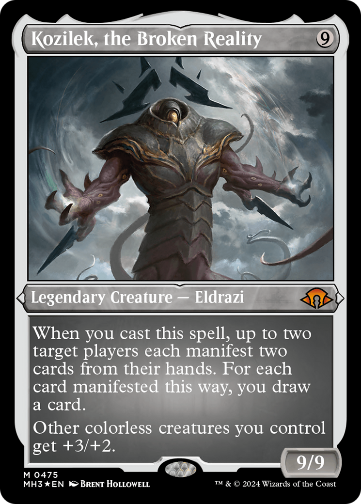 Kozilek, the Broken Reality (Foil Etched) [Modern Horizons 3] | GrognardGamesBatavia