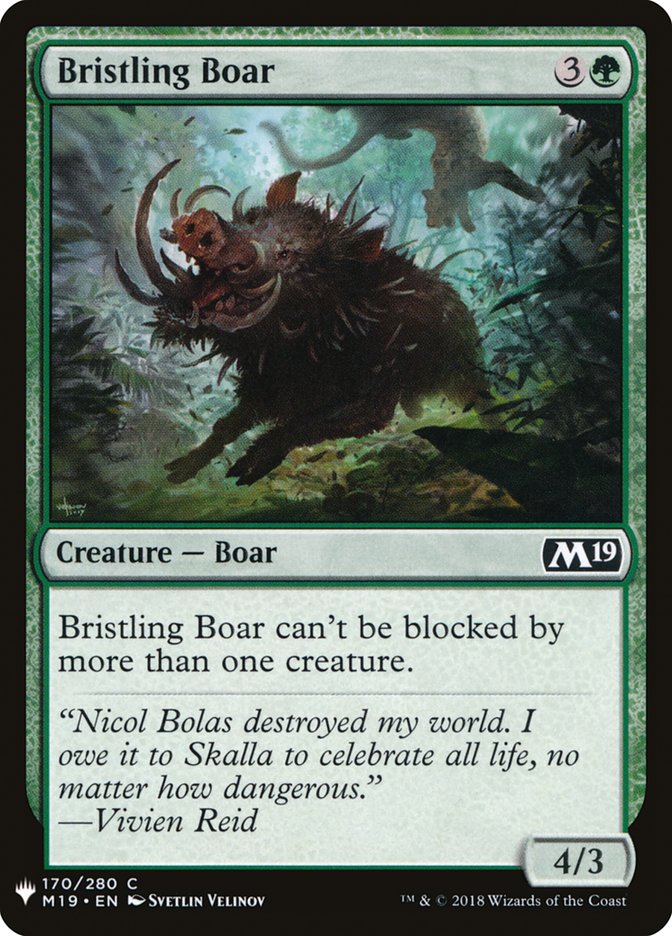 Bristling Boar [Mystery Booster] | GrognardGamesBatavia