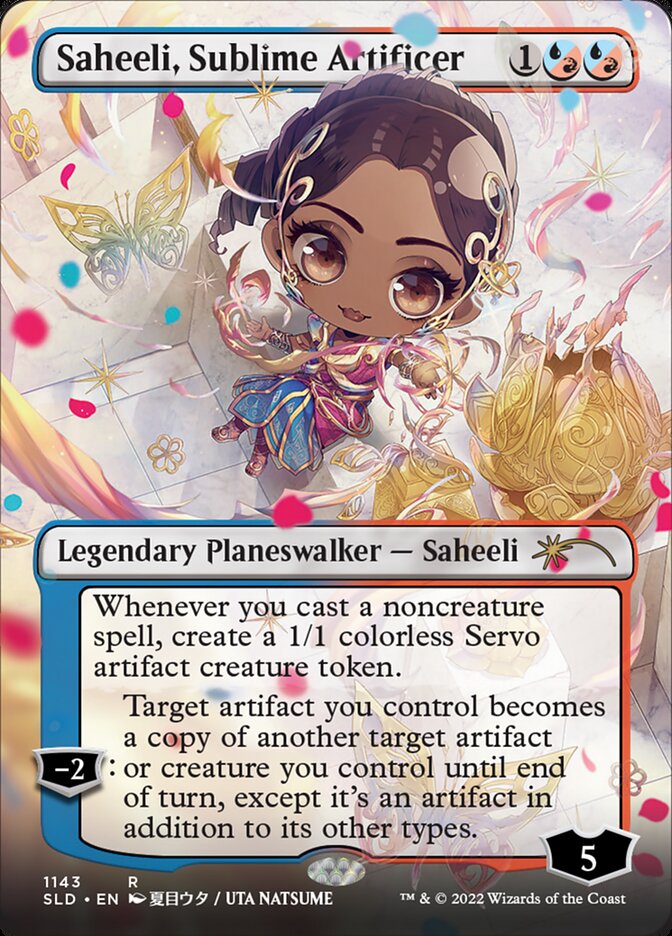 Saheeli, Sublime Artificer (Borderless) [Secret Lair Drop Series] | GrognardGamesBatavia