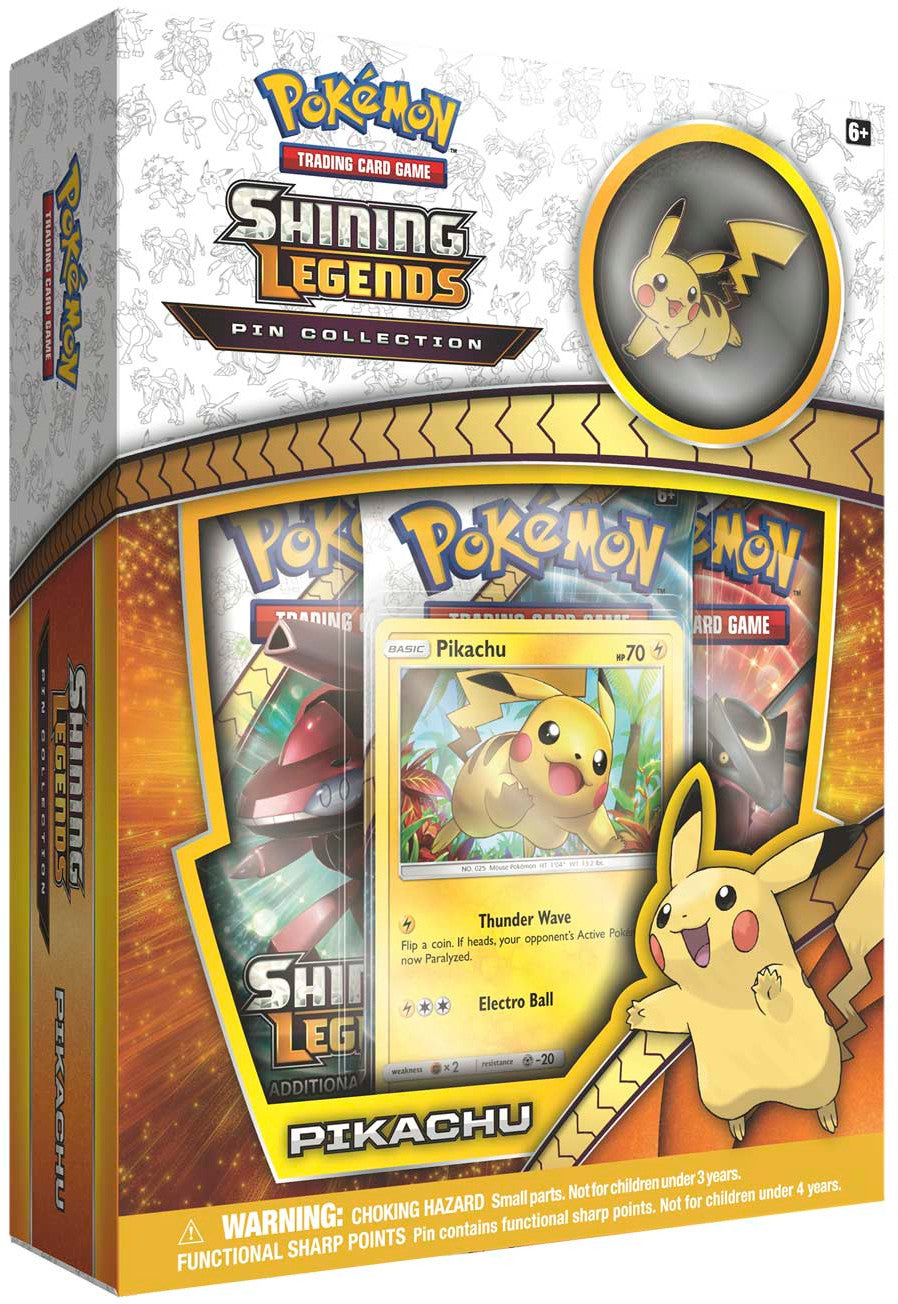 Shining Legends - Pin Collection (Pikachu) | GrognardGamesBatavia