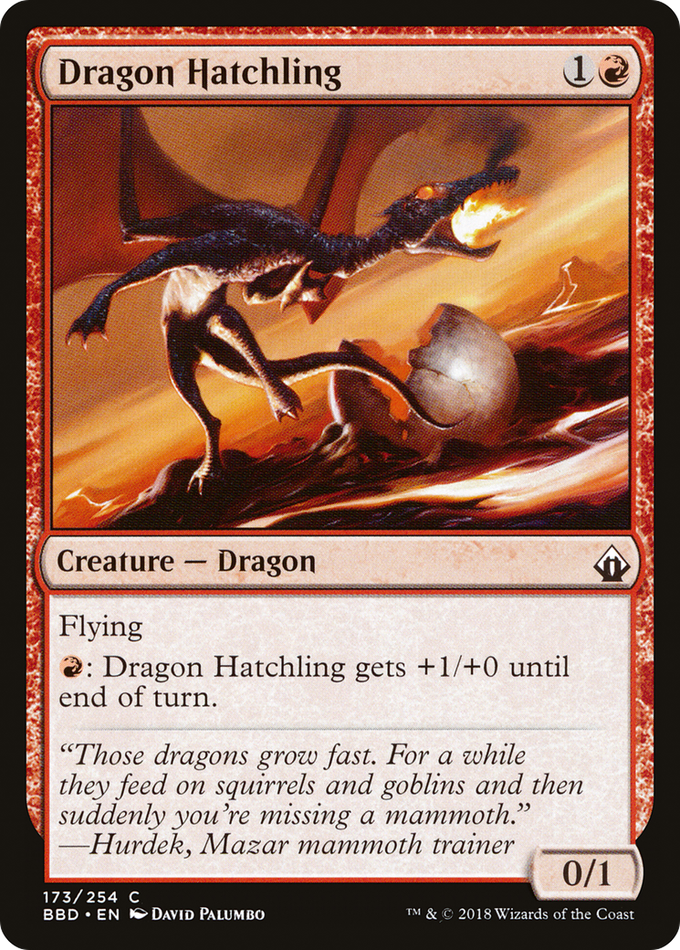 Dragon Hatchling [Battlebond] | GrognardGamesBatavia