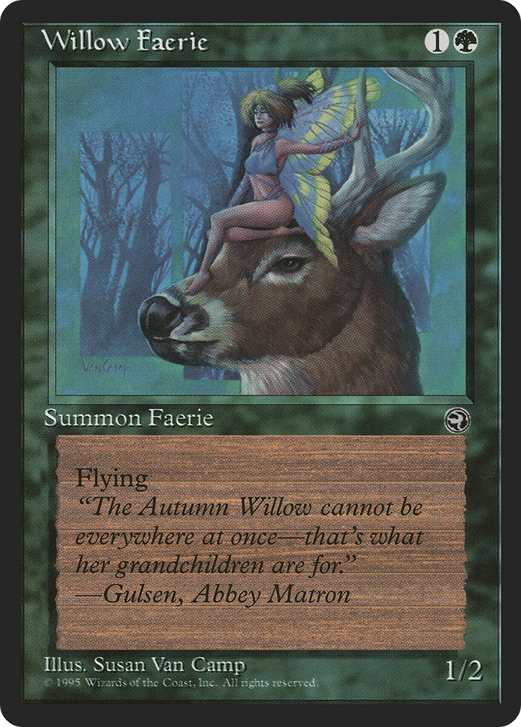 Willow Faerie (Daria Flavor Text) [Homelands] | GrognardGamesBatavia