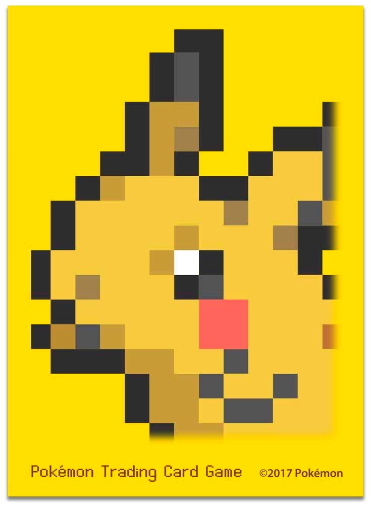 Card Sleeves - Pikachu (Pixel Art) | GrognardGamesBatavia