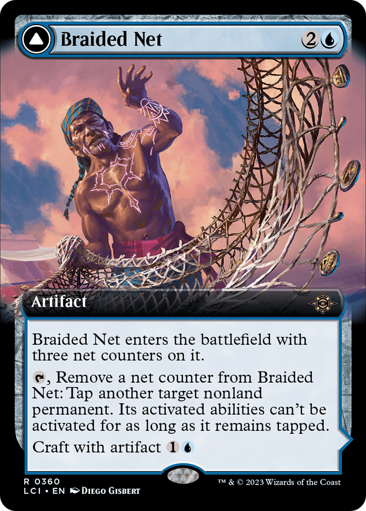 Braided Net // Braided Quipu (Extended Art) [The Lost Caverns of Ixalan] | GrognardGamesBatavia