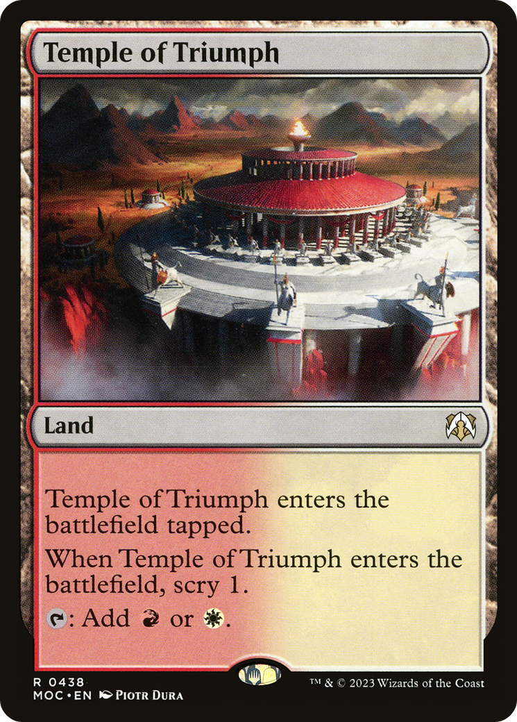 Temple of Triumph [March of the Machine Commander] | GrognardGamesBatavia