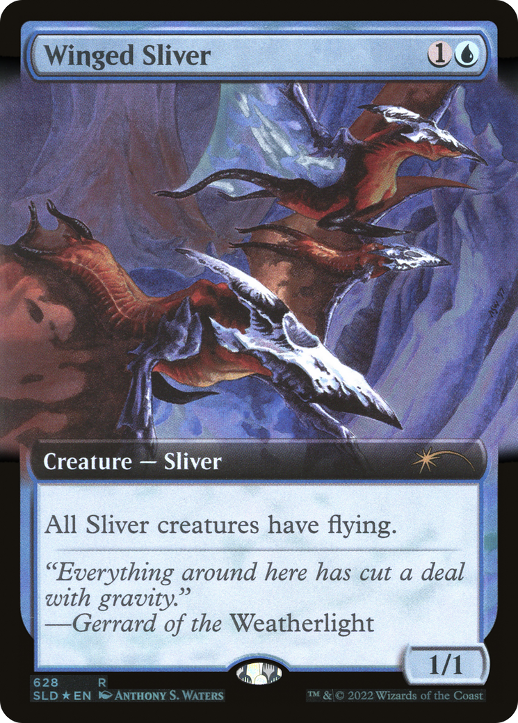 Winged Sliver (Extended Art) [Secret Lair Drop Promos] | GrognardGamesBatavia