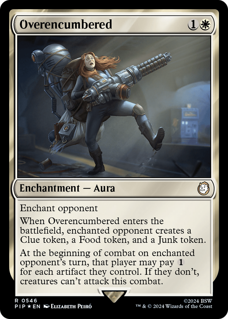 Overencumbered (Surge Foil) [Fallout] | GrognardGamesBatavia