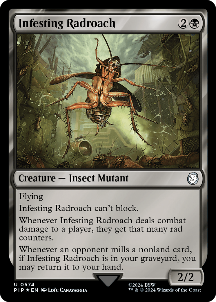 Infesting Radroach (Surge Foil) [Fallout] | GrognardGamesBatavia