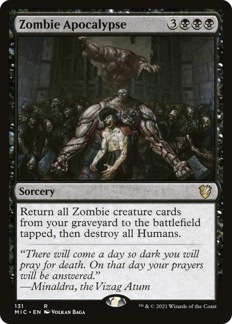 Zombie Apocalypse [Innistrad: Midnight Hunt Commander] | GrognardGamesBatavia