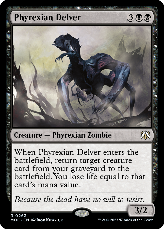 Phyrexian Delver [March of the Machine Commander] | GrognardGamesBatavia