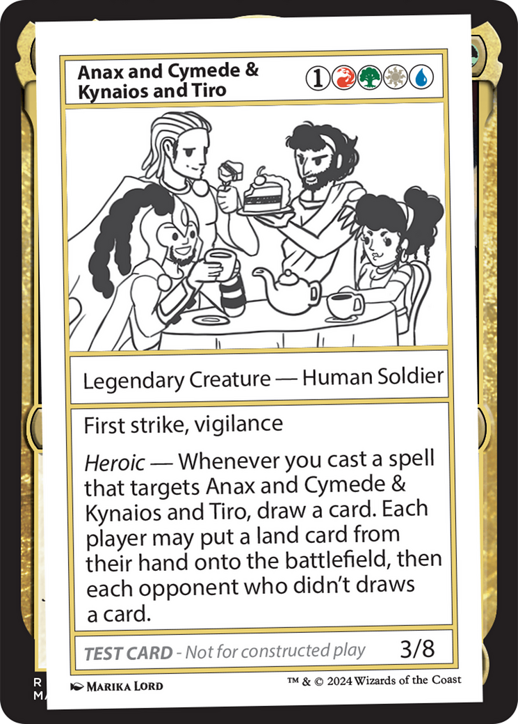 Anax and Cymede & Kynaios and Tiro [Mystery Booster 2 Playtest Cards] | GrognardGamesBatavia