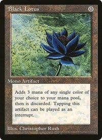 Black Lotus (Oversized) [Oversize Cards] | GrognardGamesBatavia