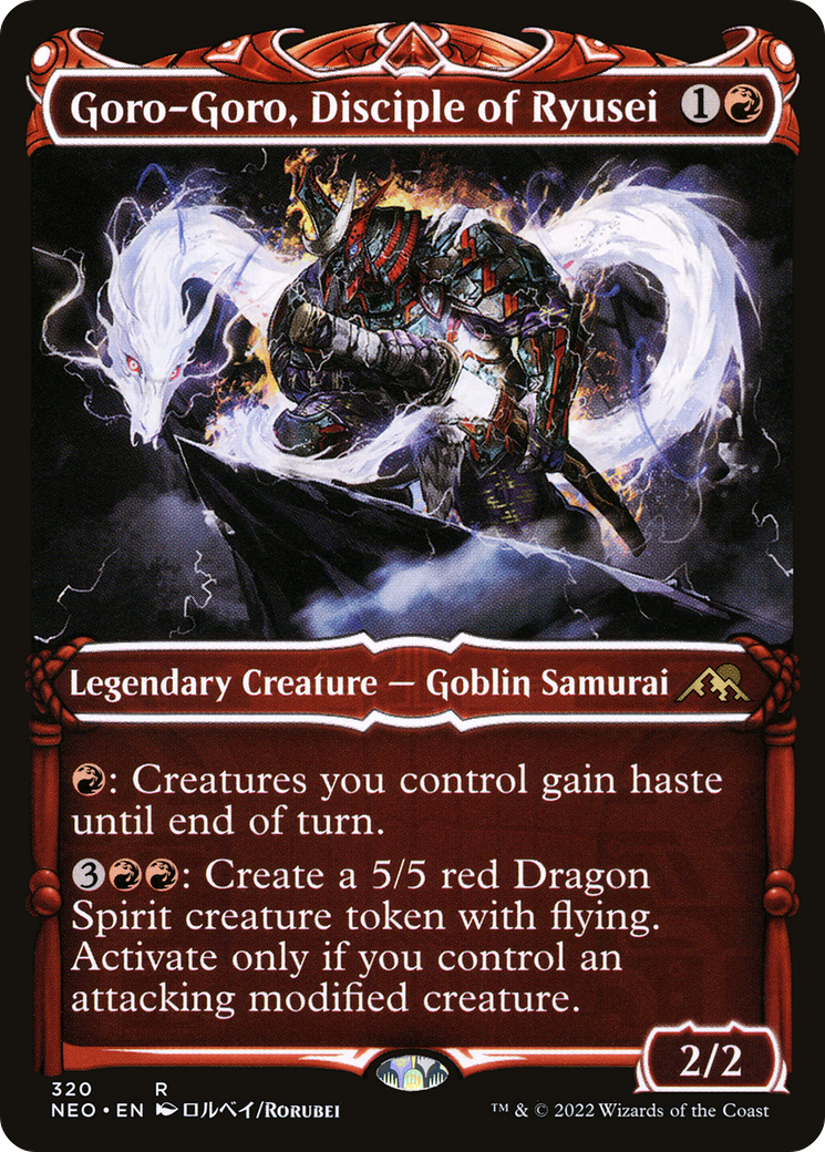 Goro-Goro, Disciple of Ryusei (Showcase Samurai) [Kamigawa: Neon Dynasty] | GrognardGamesBatavia