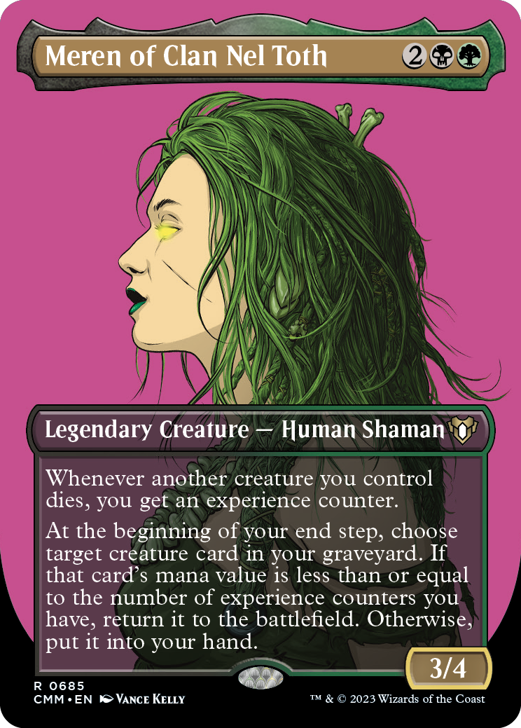 Meren of Clan Nel Toth (Borderless Profile) [Commander Masters] | GrognardGamesBatavia