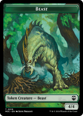 Elephant // Beast (0016) Double-Sided Token [Modern Horizons 3 Commander Tokens] | GrognardGamesBatavia