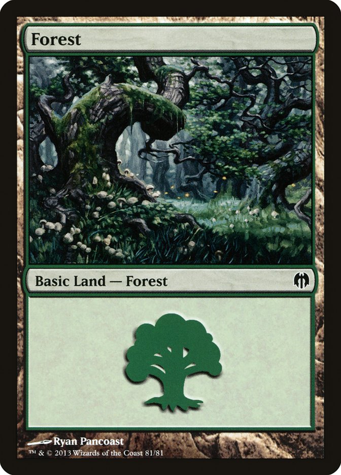 Forest (81) [Duel Decks: Heroes vs. Monsters] | GrognardGamesBatavia